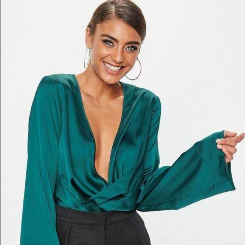 Teal bodysuit brand new